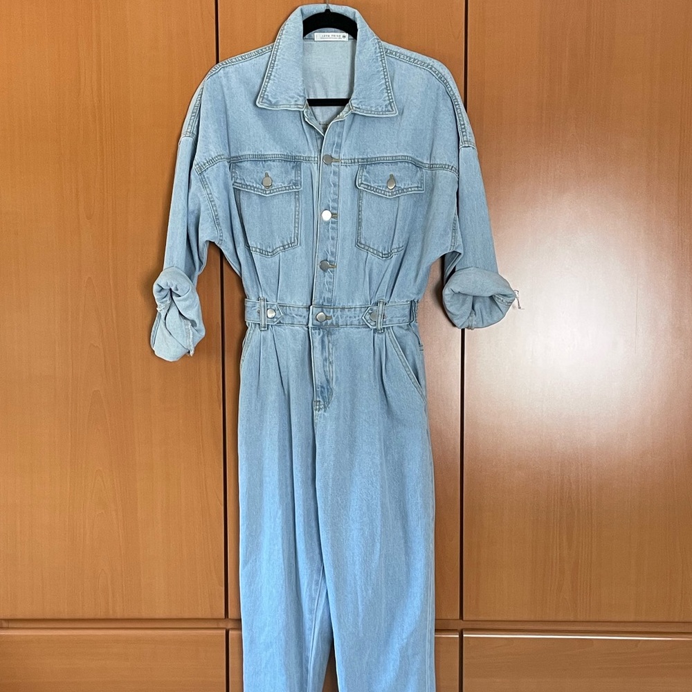 12th Tribe Denim Jumpsuit - Picture 4 of 12